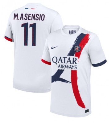 Paris Saint-Germain Marco Asensio #11 Replika Udebanetrøje 2024-25 Kortærmet